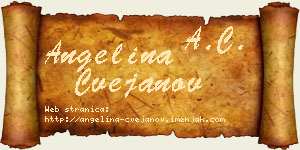Angelina Cvejanov vizit kartica